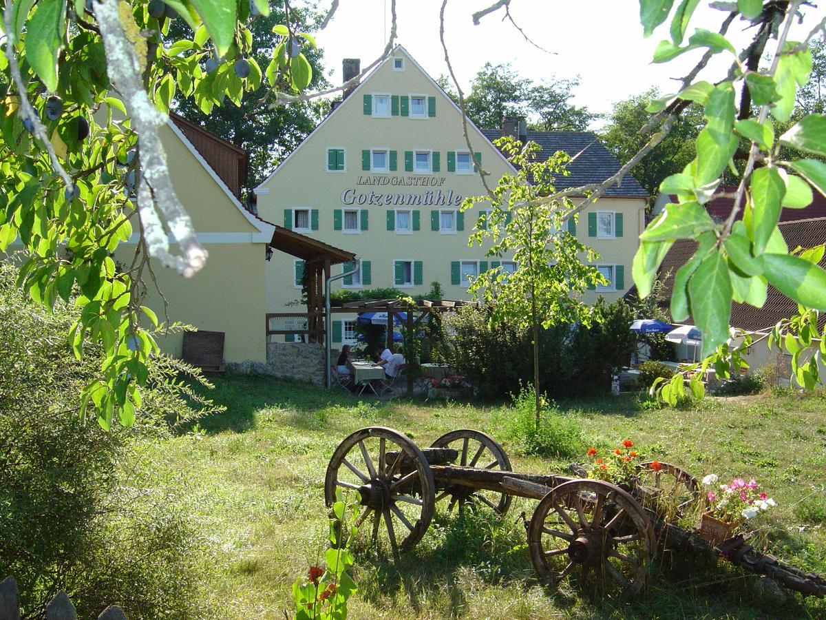 Landgasthof Gotzenmuhle Hotel Lichtenau  Екстериор снимка